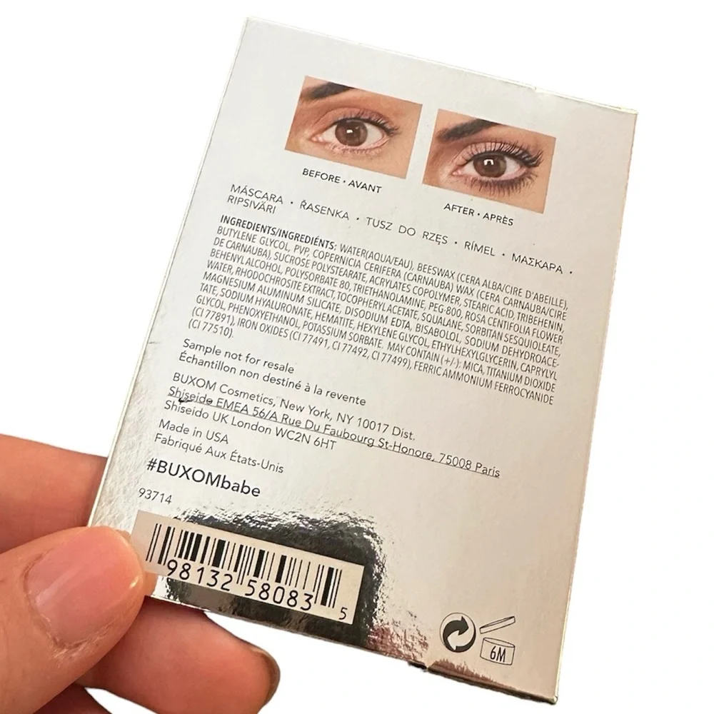 Buxom | Lash Volumizing Mascara in Blackest Black Deluxe Sample/Travel Size